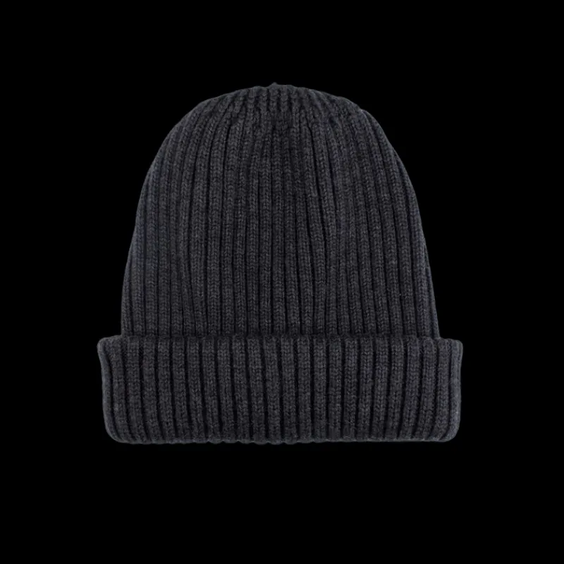 bonnet__ctes_unisexe_en_l_0-3.webp Doré Doré Bonnets^Bonnet à côtes unisexe en laine, soie et cachemire - Gris anthracite