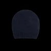 Doré Doré Bonnets^Bonnet en laine mérinos et cachemire - Bleu foncé