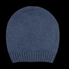 Doré Doré Bonnets^Bonnet unisexe en laine et cachemire - Bleu corsaire