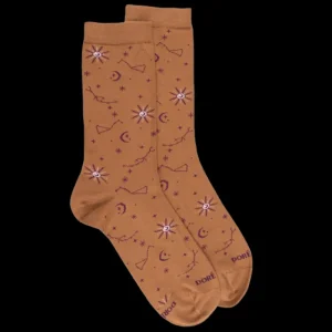 Femme Doré Doré Chaussettes^Chaussettes constellation -