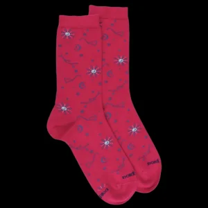 Femme Doré Doré Chaussettes^Chaussettes constellation -