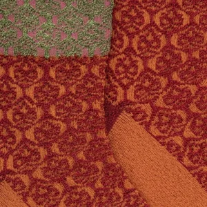 Femme Doré Doré Socquettes^Chaussettes courtes pour femmes en viscose avec motifs arabes -