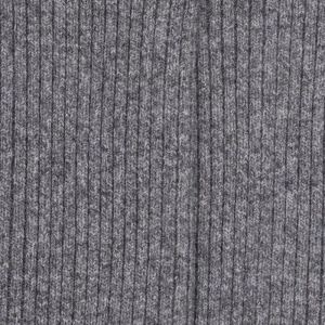 Femme Doré Doré Chaussettes^Chaussettes côtelées pour femmes en laine vierge, viscose et caschmere, coloris unis. - Gris oxford
