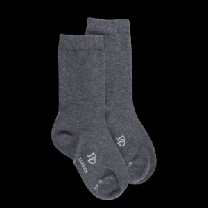 Enfant Doré Doré Chaussettes | Socquettes^Chaussettes enfant Eureka en coton égyptien - Gris