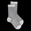 Enfant Doré Doré Chaussettes | Socquettes^Chaussettes enfant port en viscose à motif léopard stylisé - Gris
