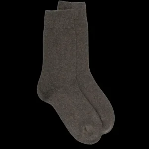 Femme Doré Doré Chaussettes^Chaussettes femme en laine et cachemire -