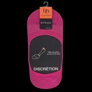 Femme Doré Doré Chaussettes Invisibles^Chaussettes femme invisible en coton et bandes anti-glisse -