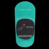 Femme Doré Doré Chaussettes Invisibles^Chaussettes femme invisible en coton et bandes anti-glisse - Vert