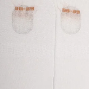 Femme Doré Doré Chaussettes Invisibles^Chaussettes femme invisible en coton et bandes anti-glisse - Givre