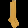 Enfant Doré Doré Chaussettes Hautes^Chaussettes hautes côtelées en coton doux pour enfants -
