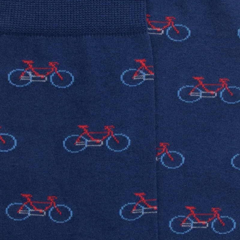 chaussettes_homme_en_coto_1-79.webp Homme Doré Doré Chaussettes^Chaussettes homme en coton à motifs vélos - Bleu Voilier & Bleu Drapeau