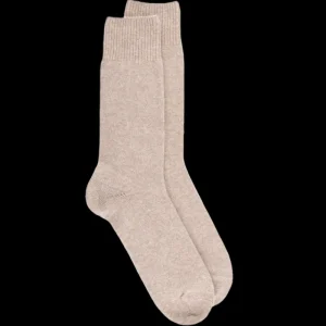 Homme Doré Doré Chaussettes^Chaussettes homme en laine et cachemire - Beige chrysalide