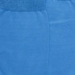 Homme Doré Doré Chaussettes^Chaussettes homme fines 100% fil d'Écosse - Bleu Bassin
