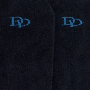 Enfant Doré Doré Invisibles^Chaussettes invisibles avec bande anti glisse au talon - Bleu marine