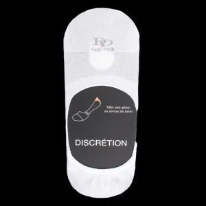 Homme Doré Doré Invisibles^Chaussettes invisibles homme en fil d'écosse et bandes anti-glisse -