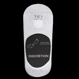 Homme Doré Doré Invisibles^Chaussettes invisibles homme en coton égyptien et bandes anti-glisse -