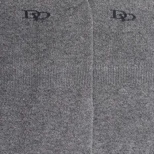 Homme Doré Doré Invisibles^Chaussettes invisibles homme en fil d'écosse et bandes anti-glisse - Gris
