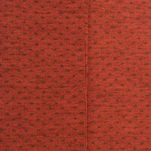 Femme Doré Doré Chaussettes Hautes^Chaussettes longues en laine pour femmes avec motifs à tirets - Orange henné