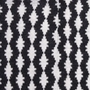 Femme Doré Doré Chaussettes Hautes^Chaussettes longues pour femmes, en laine à motifs étoilés - Gris anthracite