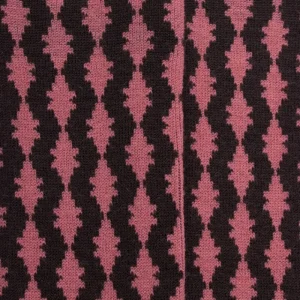 Femme Doré Doré Chaussettes Hautes^Chaussettes longues pour femmes, en laine à motifs étoilés - Marron Chocolat