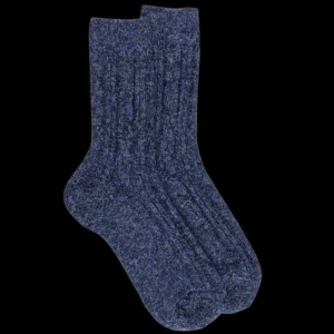 Femme Doré Doré Chaussettes^Chaussettes torsadées en coton recyclé -