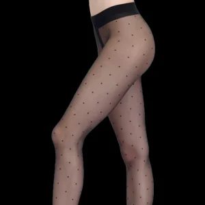 Femme Doré Doré Collants^Collant à pois Avignon -