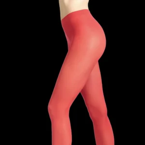 Femme Doré Doré Collants^Collant fantaisie opaque Coloré 50 deniers - Rouge