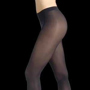 Femme Doré Doré Collants^Collant fantaisie opaque Coloré 50 deniers - marine