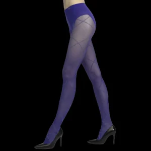 Femme Doré Doré Collants^Collant femme avec tresse en lurex - France