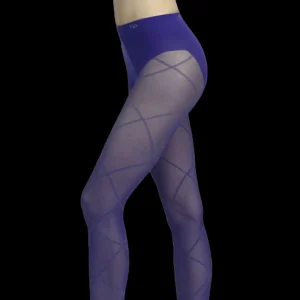 Femme Doré Doré Collants^Collant femme avec tresse en lurex - France