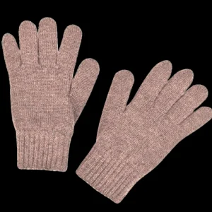 Doré Doré Gants^Gants enfant en laine, soie et cachemire - Beige