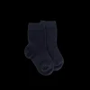 Enfant Doré Doré Chaussettes^Layette - Chaussettes bébés en coton doux - Bleu marine