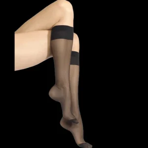 Femme Doré Doré Chaussettes Hautes^Lot de 7 paires de mi-bas femme matité 20 deniers -
