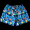 Doré Doré Shorts De Bain^Maillot de bain enfant échiquier -