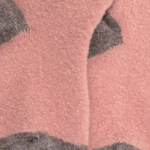 Enfant Doré Doré Chaussettes Hautes^Mi-bas enfant en laine polaire - Rose Praline