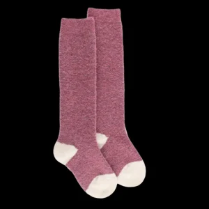 Enfant Doré Doré Chaussettes Hautes^Mi-bas enfants en laine polaire - et écru