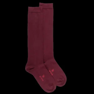 Femme Doré Doré Chaussettes Hautes^Mi-bas femme en coton égyptien -