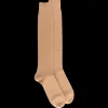 Homme Doré Doré Chaussettes Hautes^Mi-bas homme douceur en laine et cachemire - Beige Désert