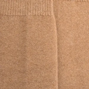 Homme Doré Doré Chaussettes Hautes^Mi-bas homme douceur en laine et cachemire - Beige Désert