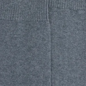 Homme Doré Doré Chaussettes Hautes^Mi-bas homme douceur en laine mérinos et cachemire - Bleu Glacier