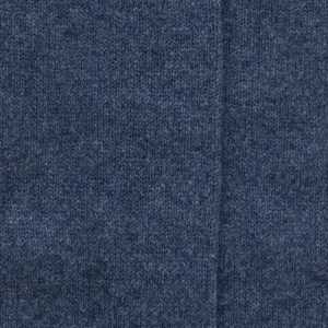 Homme Doré Doré Chaussettes Hautes^Mi-bas homme douceur en laine mérinos et cachemire - Bleu corsaire