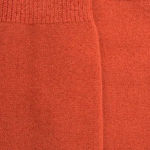Homme Doré Doré Chaussettes Hautes^Mi-bas homme douceur en laine et cachemire - cuivre