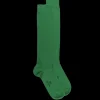 Homme Doré Doré Chaussettes Hautes^Mi-bas homme fins en coton égyptien - Vert Herbage