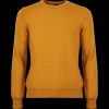 Doré Doré Pullover^Pull à col rond en pure laine - Jaune Moutarde
