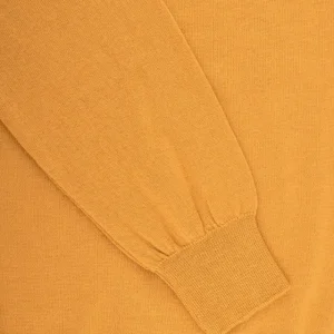 Doré Doré Pullover^Pull à col roulé en pure laine - Jaune Moutarde