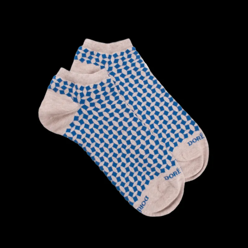 socquettes_en_coton_gypti_0-1.webp Homme Doré Doré Socquettes^Socquettes en coton égyptien pour hommes avec motifs géométriques - Beige Sahara