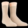 Enfant Doré Doré Chaussettes | Socquettes^Socquettes enfant Light en fil d'Ecosse et polyamide - Beige