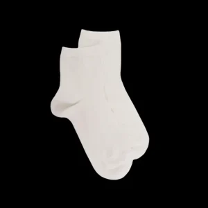 Enfant Doré Doré Chaussettes | Socquettes^Socquettes enfant Light en fil d'Ecosse et polyamide - crème