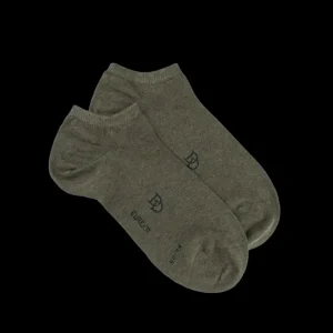 Homme Doré Doré Socquettes^Socquettes homme en coton égyptien - Vert thuya