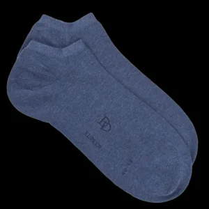 Homme Doré Doré Socquettes^Socquettes homme en coton égyptien - Bleu marine